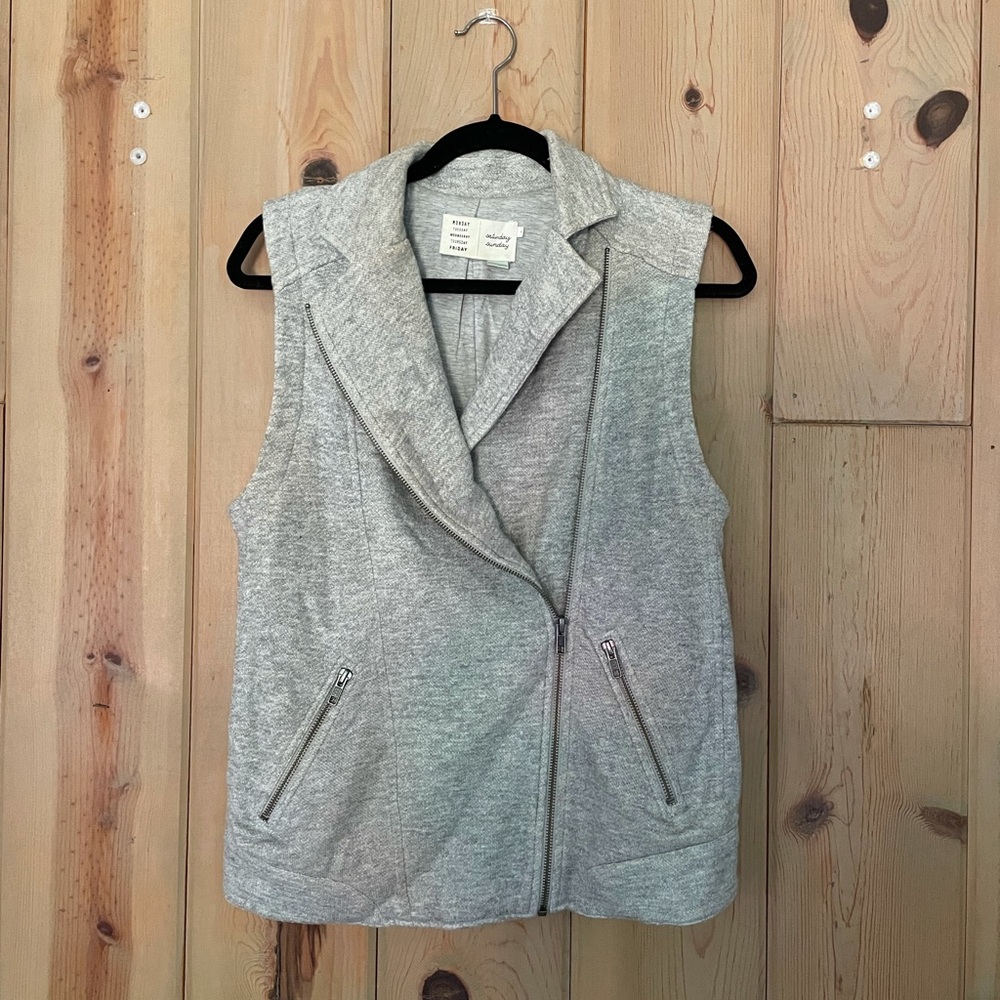 Anthropologie Grey Vest